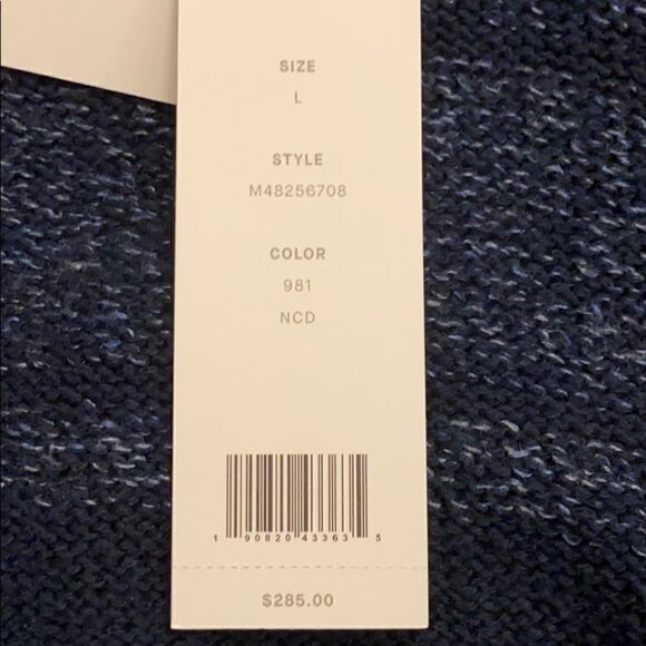 NWT Vince cotton sweater size L - Picture 8 of 10